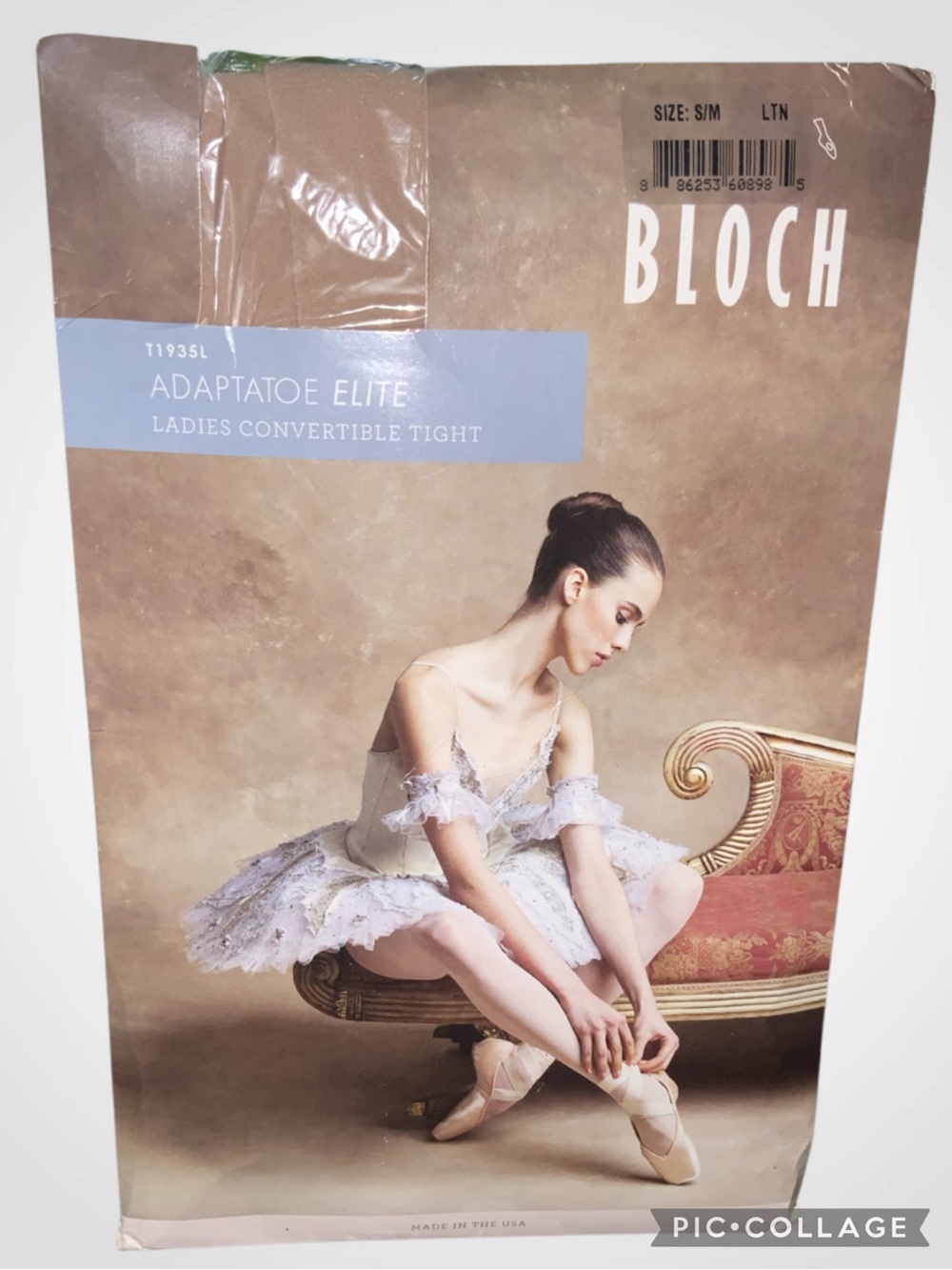 Bloch Ladies Convertible Tight in Ballet Light Tan S/M